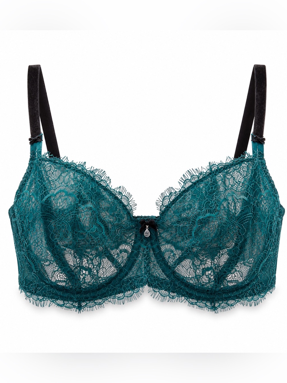 Victoria’s Secret Teal Lace Unlined Bra 36DD